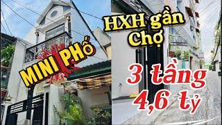 Bán nhà Bình Thạnh: HXH 220 Hoàng Hoa Thám gần chợ Cây Quéo.