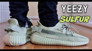 (WORST YZY EVER ?) YEEZY 350 V2 "SULFUR" REVIEW & ON FEET