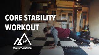 At Home Workouts | Core Stability | Equipment Free Ab Workout