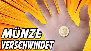 3 Wege MÜNZEN VERSCHWINDEN ZU LASSEN! (Tutorial/Erklärung) - Münzentricks mit Auflösung