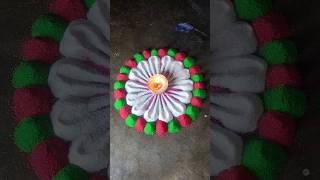 🪔🪔🪔 Diwali Rangoli #shorts #ytshorts #viralvideo