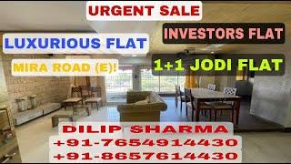 FLAT FOR SALE FULL FURNISHED IN MIRA ROAD EAST 1+1 JODI FLAT SHREEPATI #POONAMSAGAR #MIRAROAD #2BHK