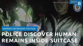 Moment UK police find human remains in a suitcase in harrowing footage - True Crime