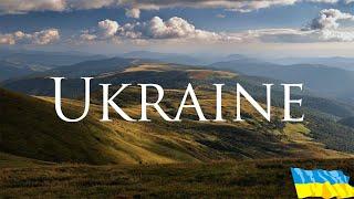 FLYING OVER UKRAINE, Carpathian Mountains, Calming Music, Film for relax