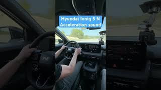 New Hyundai Ioniq 5 N Acceleration Sound #hyundai #ev