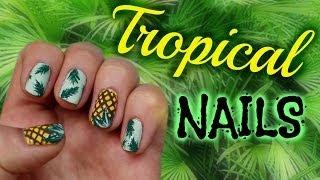 Tropical Pineapple Nails!