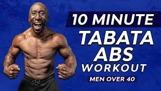 10 Minute Abs Workout - No Equipment - TABATA FOLLOW ALONG