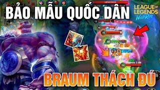 LMHT Tốc Chiến | Braum - SP Quốc Dân Leo Thách Đấu Bao Win, Hưỡng Dẫn Cách Di Chuyển Chuẩn TĐ