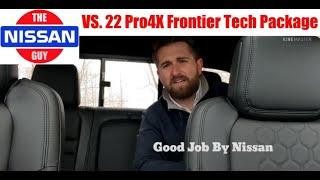 2022 Frontier Tech Package vs The Nissan Guy