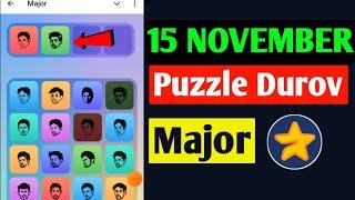 15 November Major puzzle durov Solved Today | Major Daily combo card 15 November