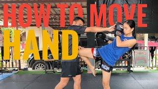 How to move hand when KNEE