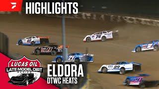 DTWC Heats | Lucas Oil Late Models at Eldora Speedway 10/18/24 | Highlights