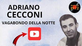 Adriano Cecconi canta Vagabondo della notte