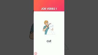 Job verbs #youtubeShorts #english #viral #grammar #englishgrammar #learning #shorts #vocabulary #esl