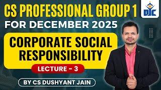 CSR AND SOCIAL GOVERNANCE | CS PROFESSIONAL | CS DUSHYANT JAIN | DJC INDOR