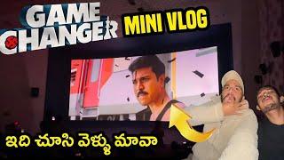 GAME CHANGER REVIEW MINI VLOG | GAME CHANGER MOVIE REVIEW | RAM CHARAN GAME CHANGER MOVIE IN TELUGU