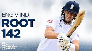  Brilliant Century in Record-Breaking Chase |  Joe Root Hits 142 | England v India 2022