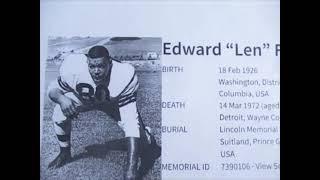 Kevin Grace visits the grave of Edward Len Ford