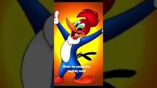 Woody the woodpecker laughing sound