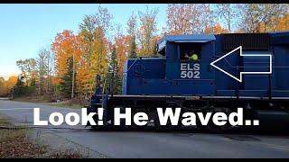 You Thought THIS Would Never Happen, Huh? Those Cars Were Rocking!! #trains #train #trainvideo