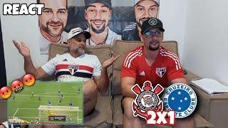 REACT CORINTHIANS 2X1 CRUZEIRO - Z4 A G9! CAMPEONATO BRASILEIRO