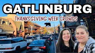 THANKSGIVING WEEK IN GATLINBURG, TN | WALKING THE STREETS TO SEE *WHATS NEW* | SUGARLANDS MOONSHINE