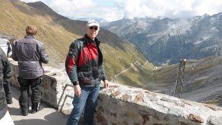 The Passo di Stelvio heading to Pontresina, Switzerland