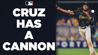 Oneil Cruz has a CANNON! Check out the Pirates rookie's fastest throws so far this season!