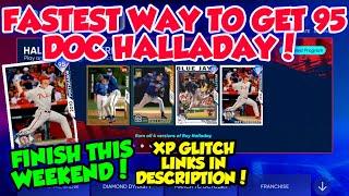 FASTEST WAY TO COMPLETE THE ROY HALLADAY PROGRAM IN MLB THE SHOW 22 DIAMOND DYNASTY! XP GLITCH