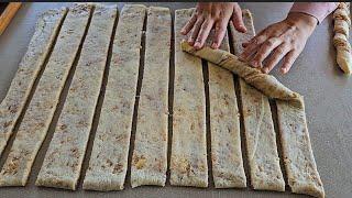 BU ŞİMDİYE KADAR YAPTIĞIM VE YEDİĞİM EN LEZZETLİ HAŞHAŞLI CEVİZLİ  ÇÖREK TARİFİ  KAT KAT ÇÖREK