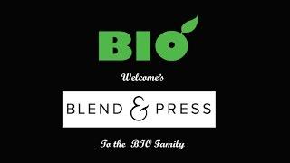 Blend & Press Becomes Part Of The BIO Family. BIO Commercial Cold Press Juicers UK