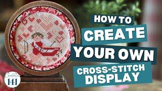 Tutorial On Assembling 2-sided Cross-stitch Display Board: Twice As Nice