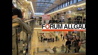 Forum Allgäu - Part 1। Popular and Main Shopping Mall in Kempten । Germany