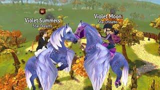 Playing around with my BFF Violet Summers in Horse Riding Tales