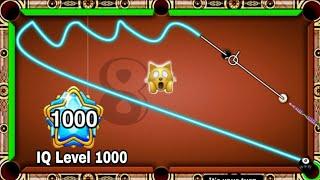 8Ball Pool - IQ Level 1000 shots - Only Trick + Kiss shots - Taimoor XD