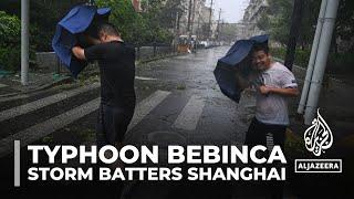 Typhoon Bebinca hits Shanghai, strongest storm since 1949