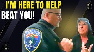 Cop Bashes Elderly Womans Face In For Safety - Eric Heath