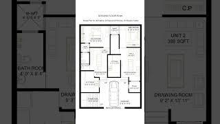 30x40 house plan east facing | 30 by 40 house design | house tour