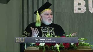 Chairman PEC delivered an inspiring  address at the 27th Convocation of Bahria University Islamabad