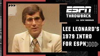 Lee Leonard introduces fans to ESPN for the first time on Sept. 7, 1979 | ESPN Throwback