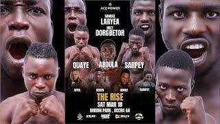 " THE RISE" -LIVE BOXING - ACE POWER PROMOTIONS