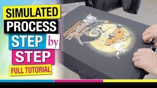 How to Manually Separate and Screen Print Simulated Spot Process Step by Step Full Tutorial