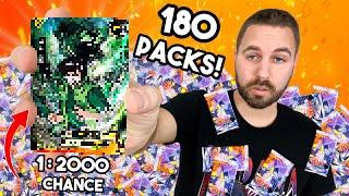 Opening 180  Naruto Card Packs DESTROYED ME! | Kayou Unboxing