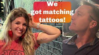 WE GOT MATCHING TATTOOS! (for real)