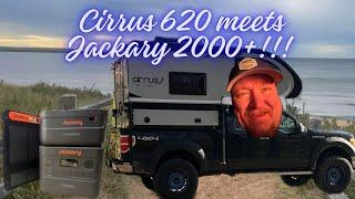 Truck Camping Cirrus 620 meets Jackary 2000+ with Expansion Pack!