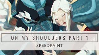 [Krita] Speedpaint | On My Shoulders - Part 1