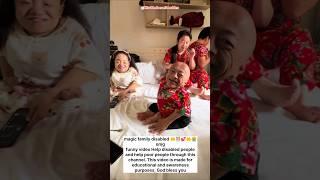 Tasbih song | magic family disabled omg#viralshort#ytshort#emostional#disability#newtiktokvideo