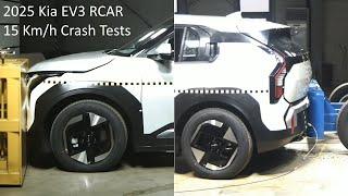 2025 Kia EV3 RCAR 15 Km/h Frontal & Rear Crash Tests (KIDI)