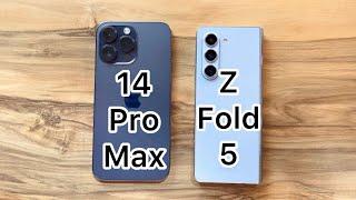 iPhone 14 Pro Max vs Samsung Galaxy Z Fold5