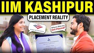 New IIM PLACEMENT Reality revealed by IIM KASHIPUR student